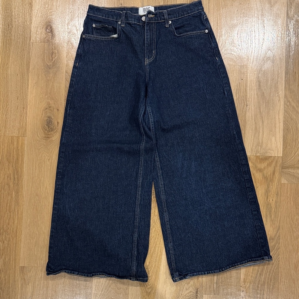 BDG Dark Indigo Wide-Leg Jeans